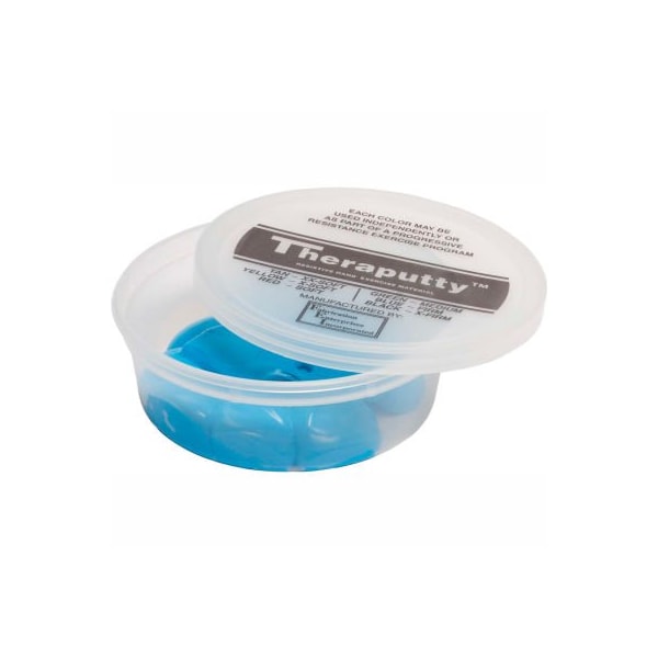 Fabrication Enterprises TheraPutty Plus Antimicrobial Exercise Putty, Blue, 6 Ounce, Firm 268363 - main